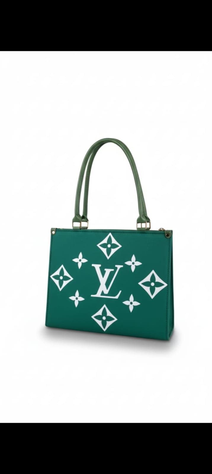 LV Box Oversized Monogram Leatherette Tote —   handbag by HandbagsAvenue